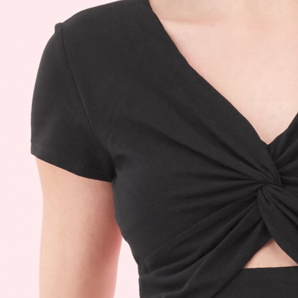 Rebecca Taylor La Vie Cut Out Jersey Tee - Picture 3 of 7